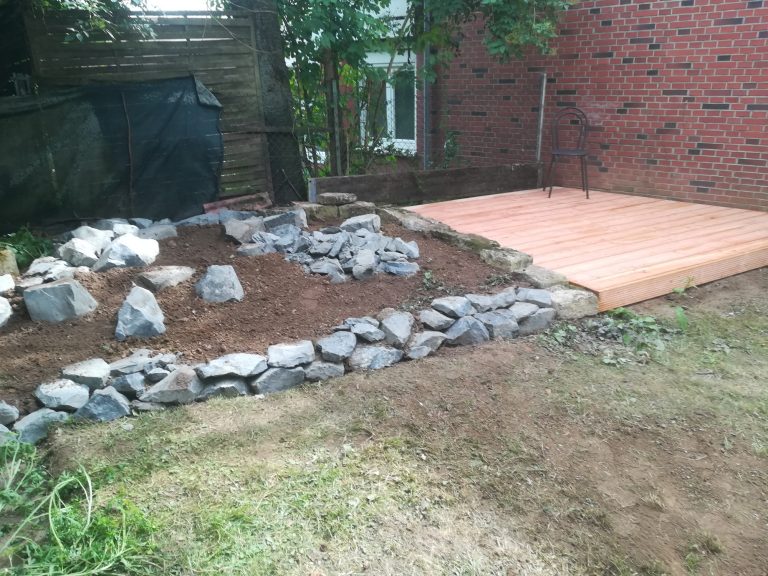 Holzterrasse aus Douglasie